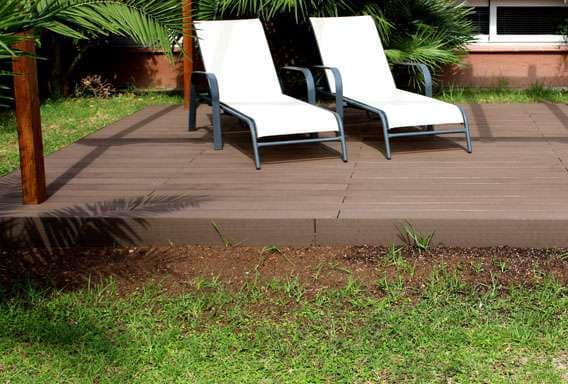 Composite floating deck backyard Cape Town
