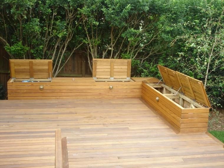 Cladocalyx Deck bench with storage Cape Town