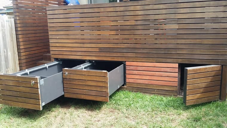 Built in Storage under deck Cape Town
